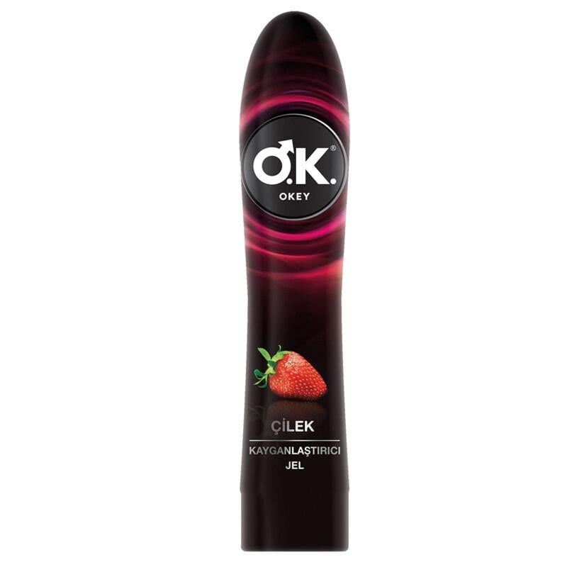 Okey Kayganlaştırıcı Jel Çilek 100ml-Okey