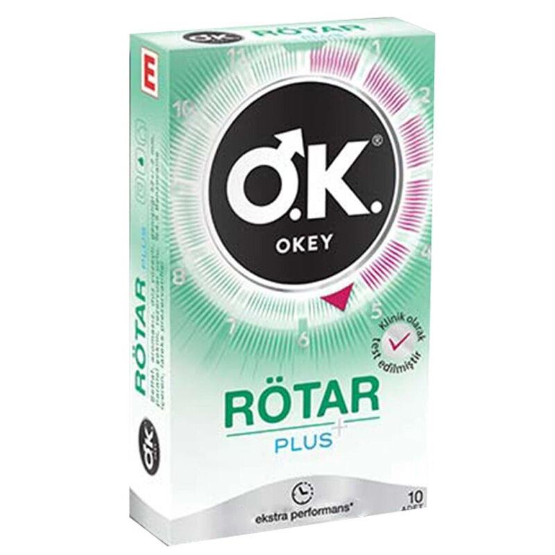 Okey Rötar Plus Prezervatif 10 Adet-Okey