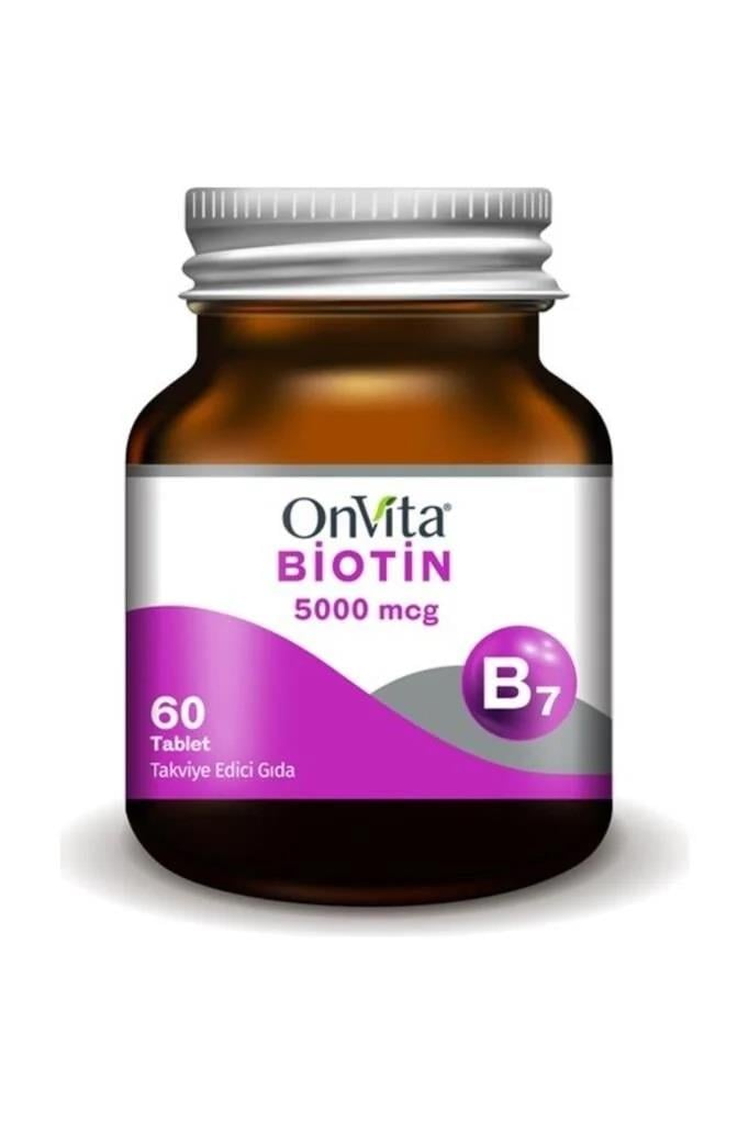 Onvita Biotin 5000 mg 60 Kapsül-OnVita
