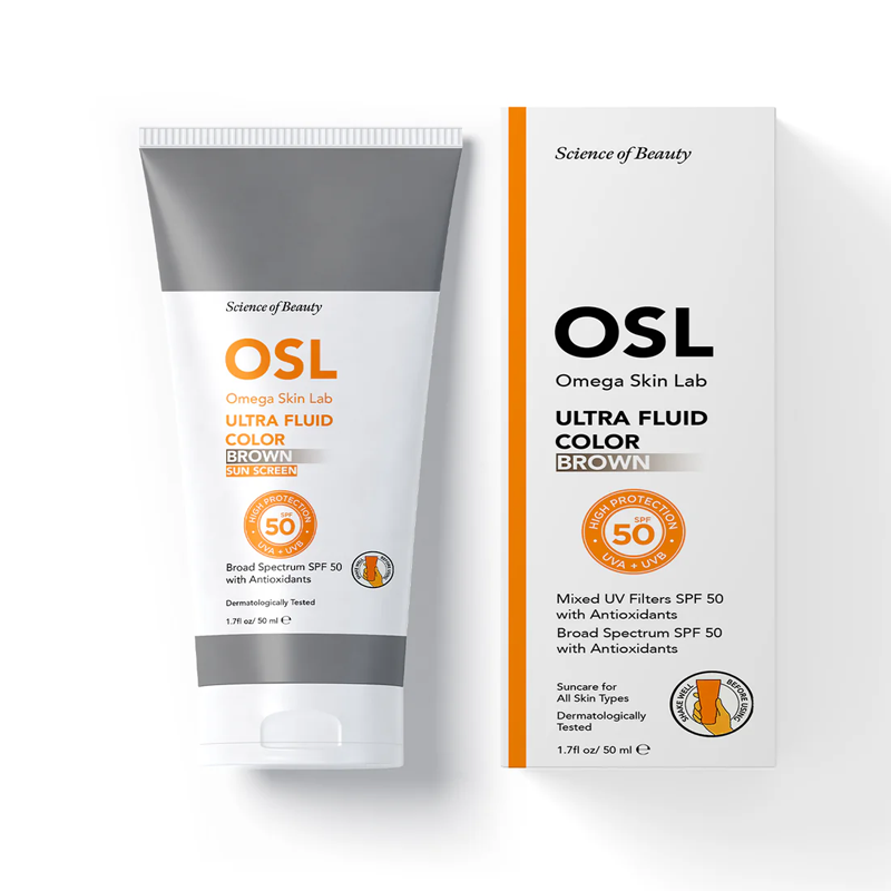 Osl Ultra Fluid Color Brown SPF50+ 50 ml-OSL