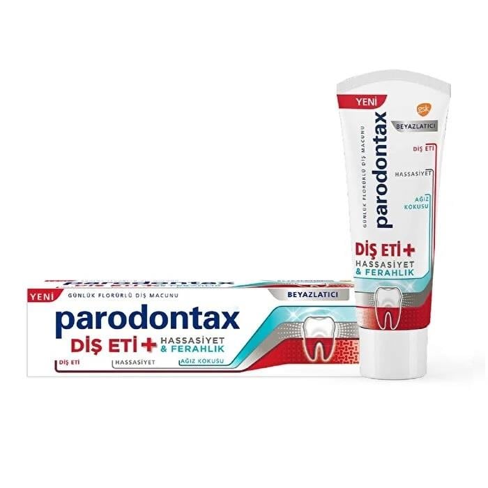 Parodontax Diş Eti Hassasiyet Ferahlık Beyazlatıcı Diş Macunu 75 ml-Parodontax