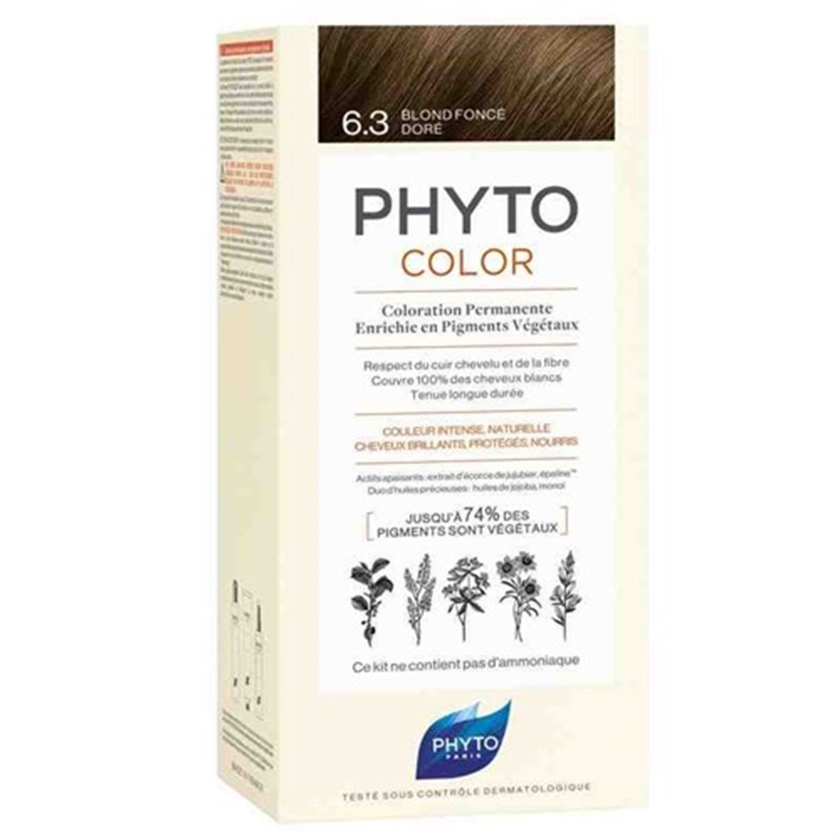 Phyto Phytocolor 6.3 Dark Golden Blonde Bitkisel Saç Boyası 6.3 Koyu Kumral Dore