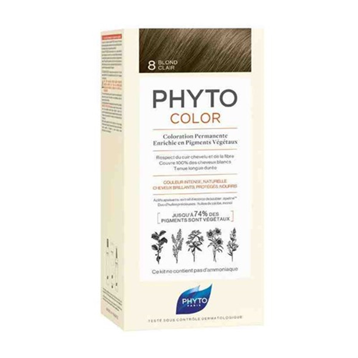 Phyto Phytocolor 8 Light Blonde Bitkisel Saç Boyası 8 Sarı