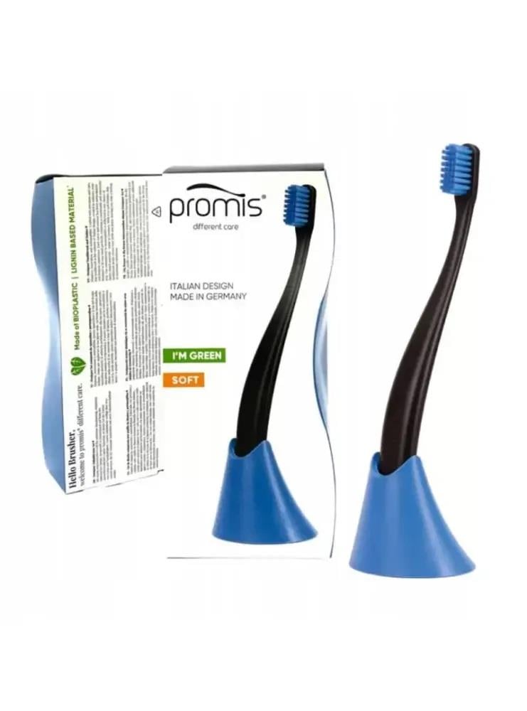 Promis Biplastic Single Diş Fırçası 6750 - Soft - Blue - Tutucu Hediyeli-Promis