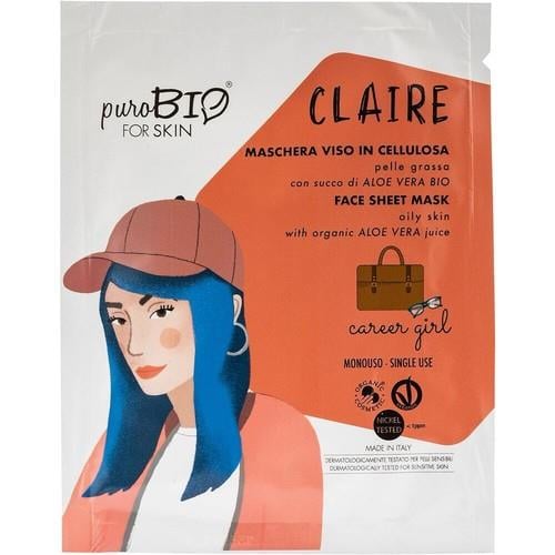 Purobio Face Sheet Mask For Oily Skin Claire Career Girl-Purobio