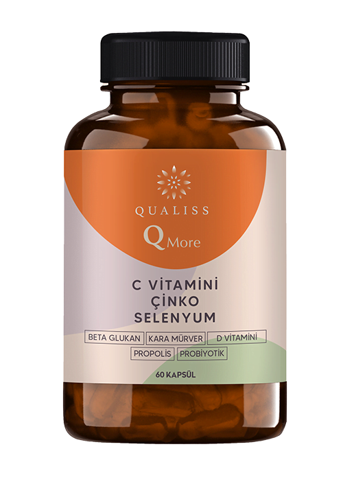 Qualiss Q More C Vitamini Propolis Kara Mürver Beta Glukan 60 Kapsül-Qualiss