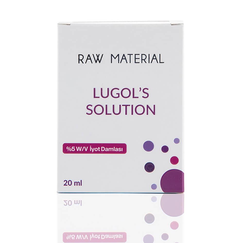 Raw Material Lugol's Solution %5 İyot Damlası 20 ml-Raw Materıal