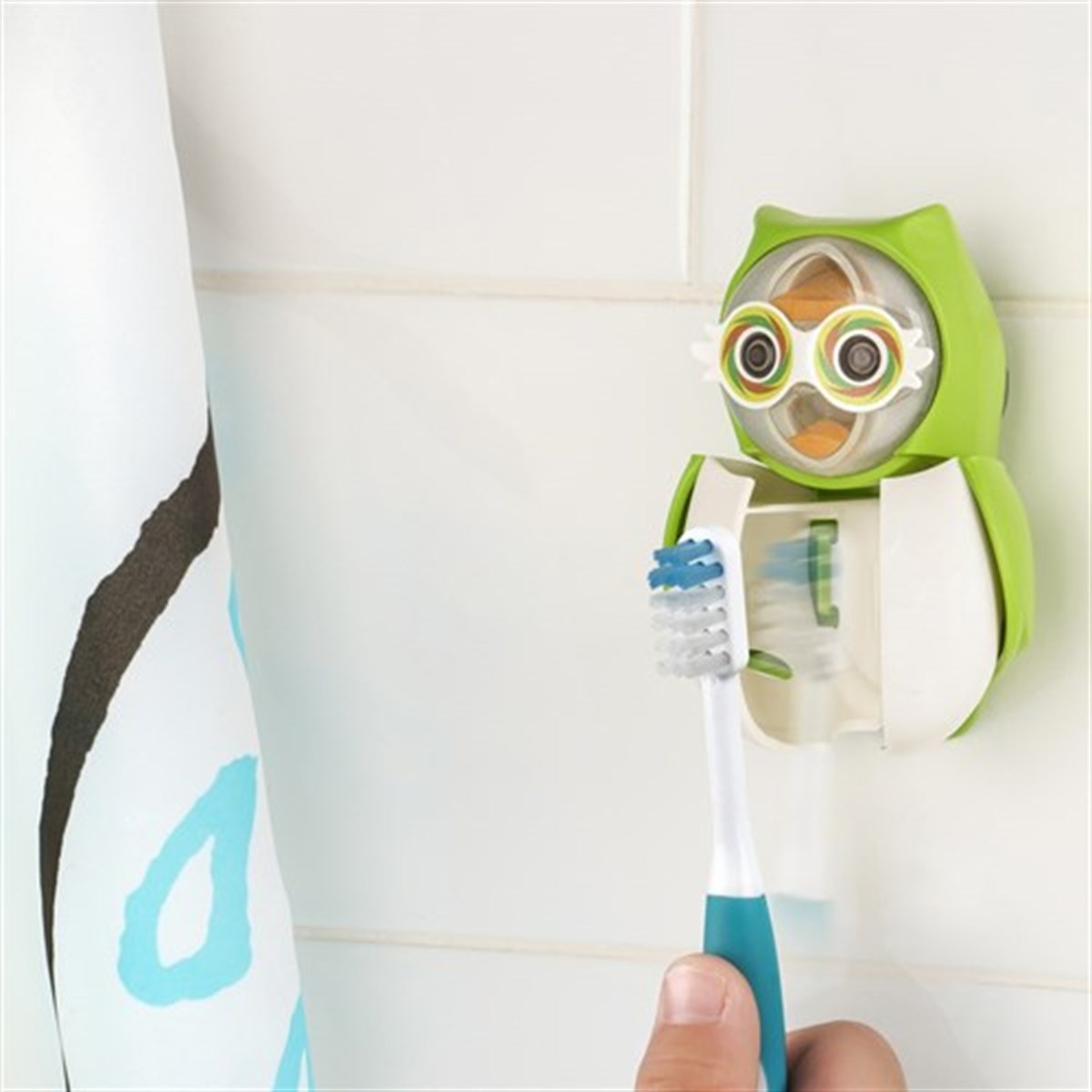 Rocs Flipper Baykuş Zamanlayıcılı ( 1 Dakika ) Hijyenik Diş Fırçası Kabı