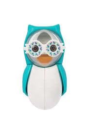 Rocs Flipper Zamanlayıcılı ( 1 Dakika ) Hijyenik Diş Fırçası Kabı Mavi Baykuş-Rocs