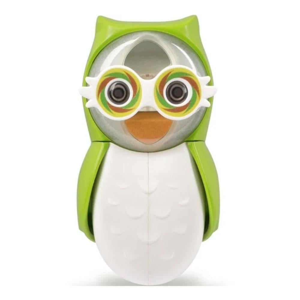 Rocs Flipper Zamanlayıcılı ( 1 Dakika ) Hijyenik Diş Fırçası Kabı Yeşil Baykuş-Rocs