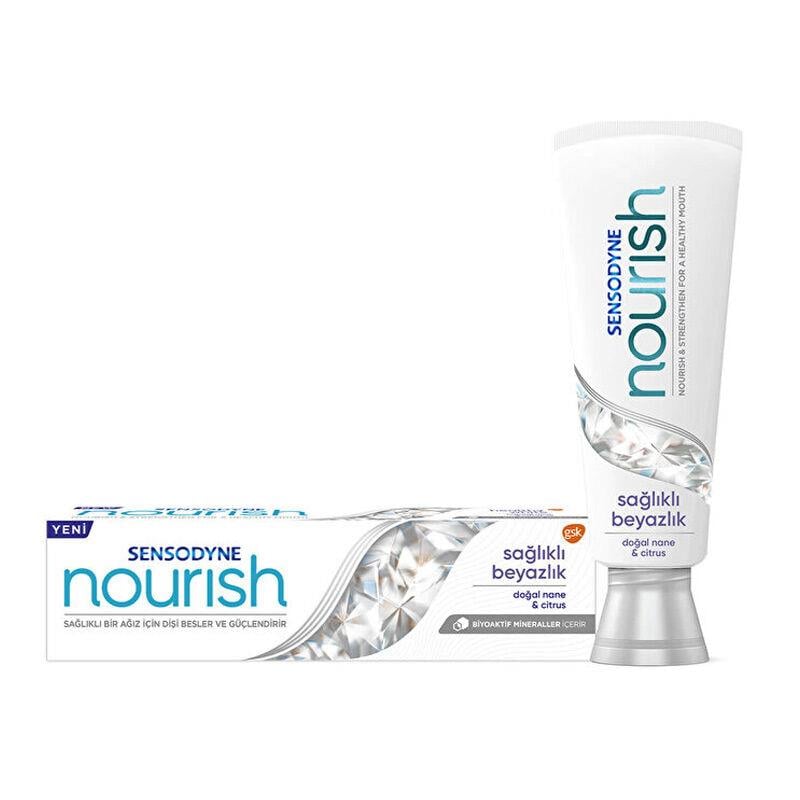 Sensodyne Diş Macunu Nouris Sağlıklı Beyazlık 50 ml-Sensodyne