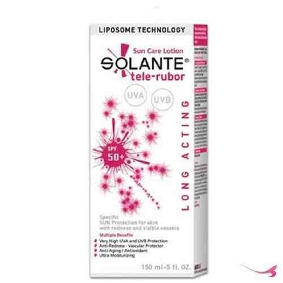 Solante Tele-Rubor Spf 50+ Kızarıklık Önleyici Güneş Koruyucu Losyon
