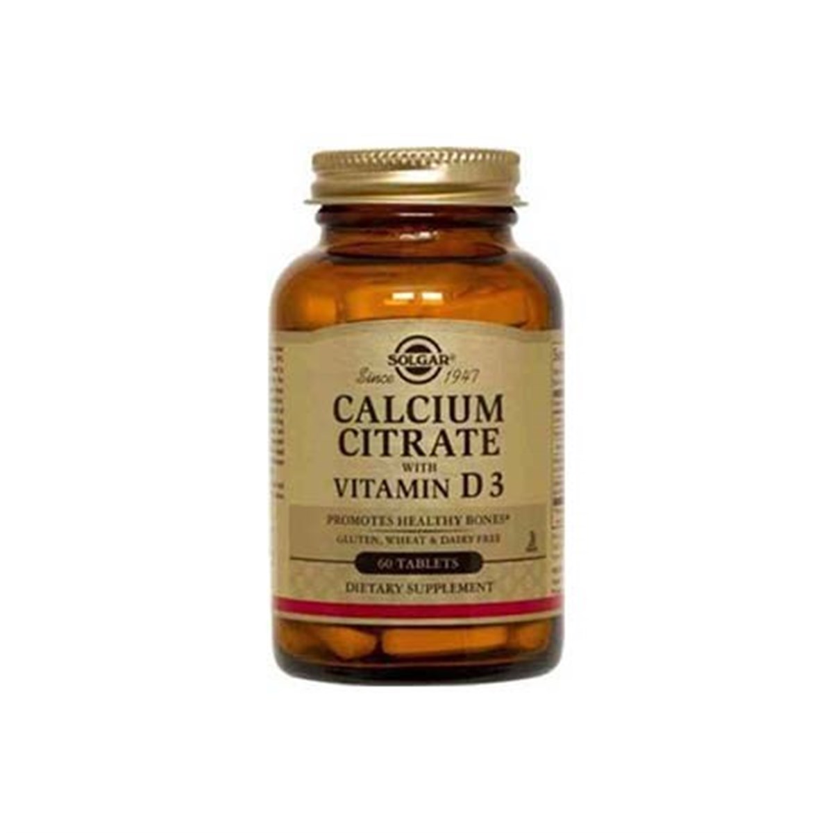 Solgar Calcium Citrat With Vitamin D 60 Tablet