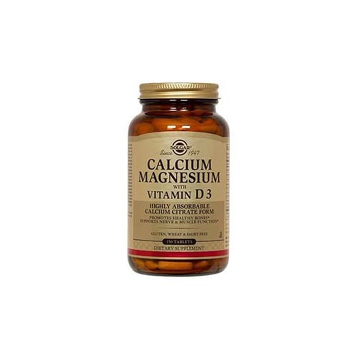 Solgar Calcium Magnesium With Vitamin D3 150 Tablet