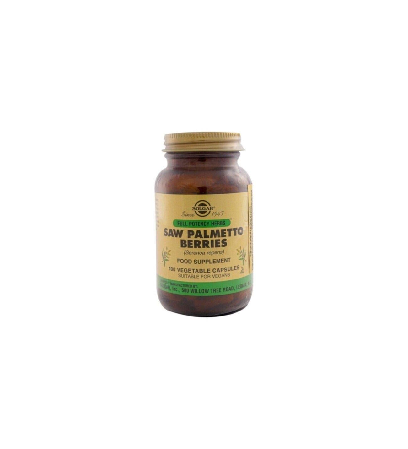 Solgar Saw Palmetto Berries 100 Kapsül-Solgar