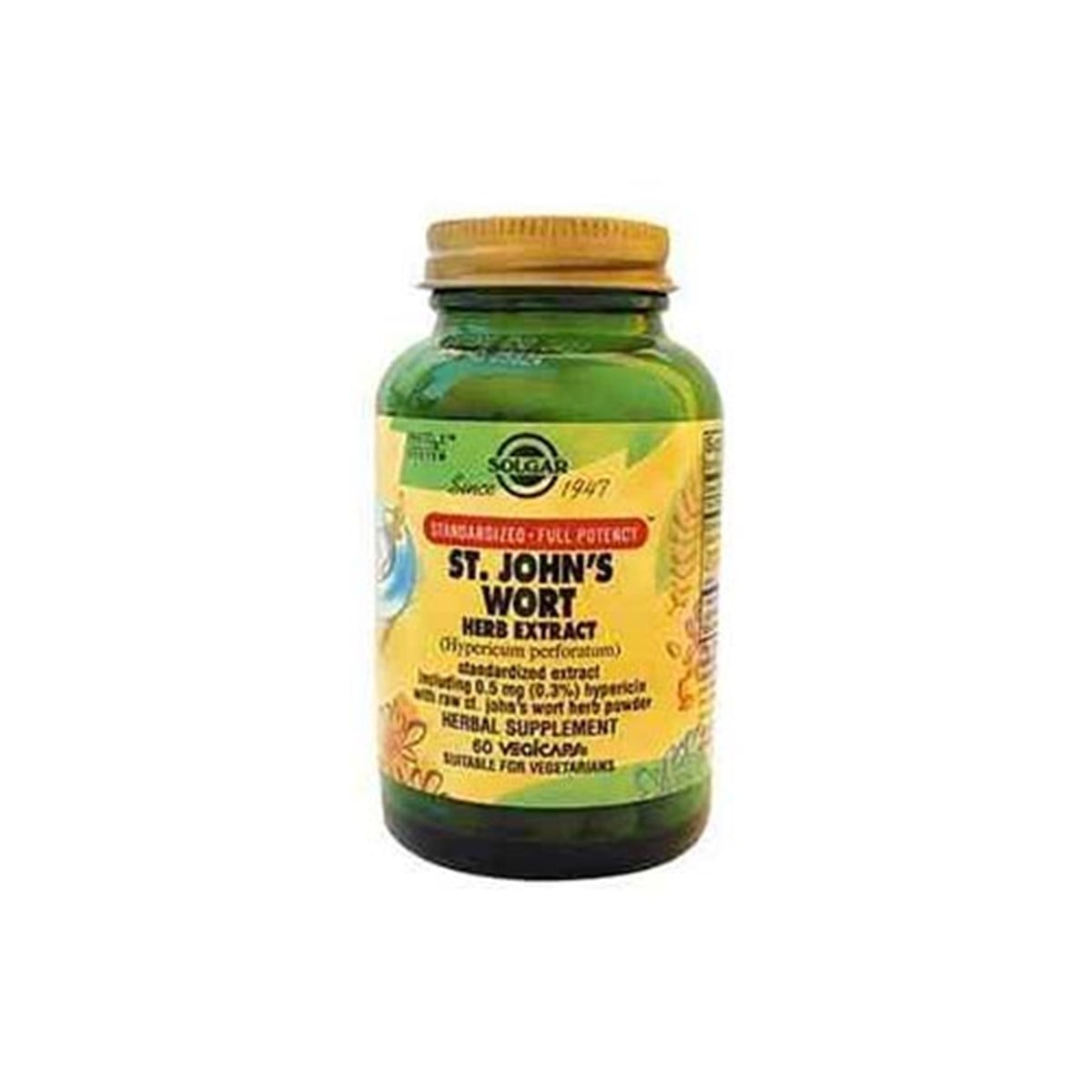 Solgar St. John´S Wort Herb Extract 60 Kapsül