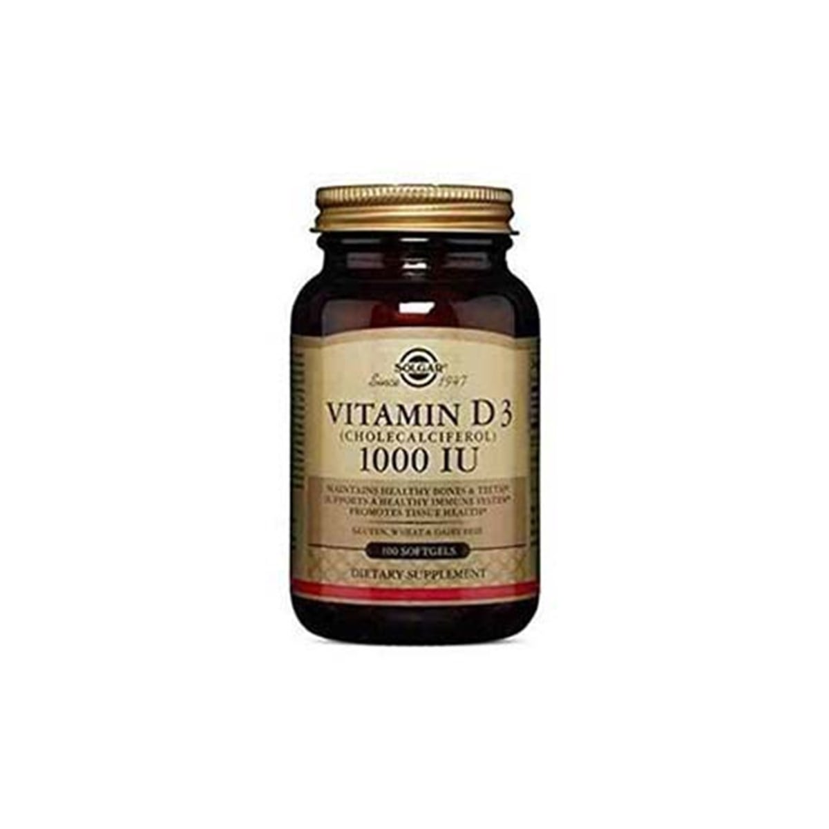 Solgar Vitamin D3 1000 Iu 100 Tablet