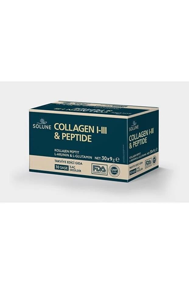 Solune Collagen 1-3 & Peptide 30 Adet 9 gr Toz Saşe 350 gr-Solune