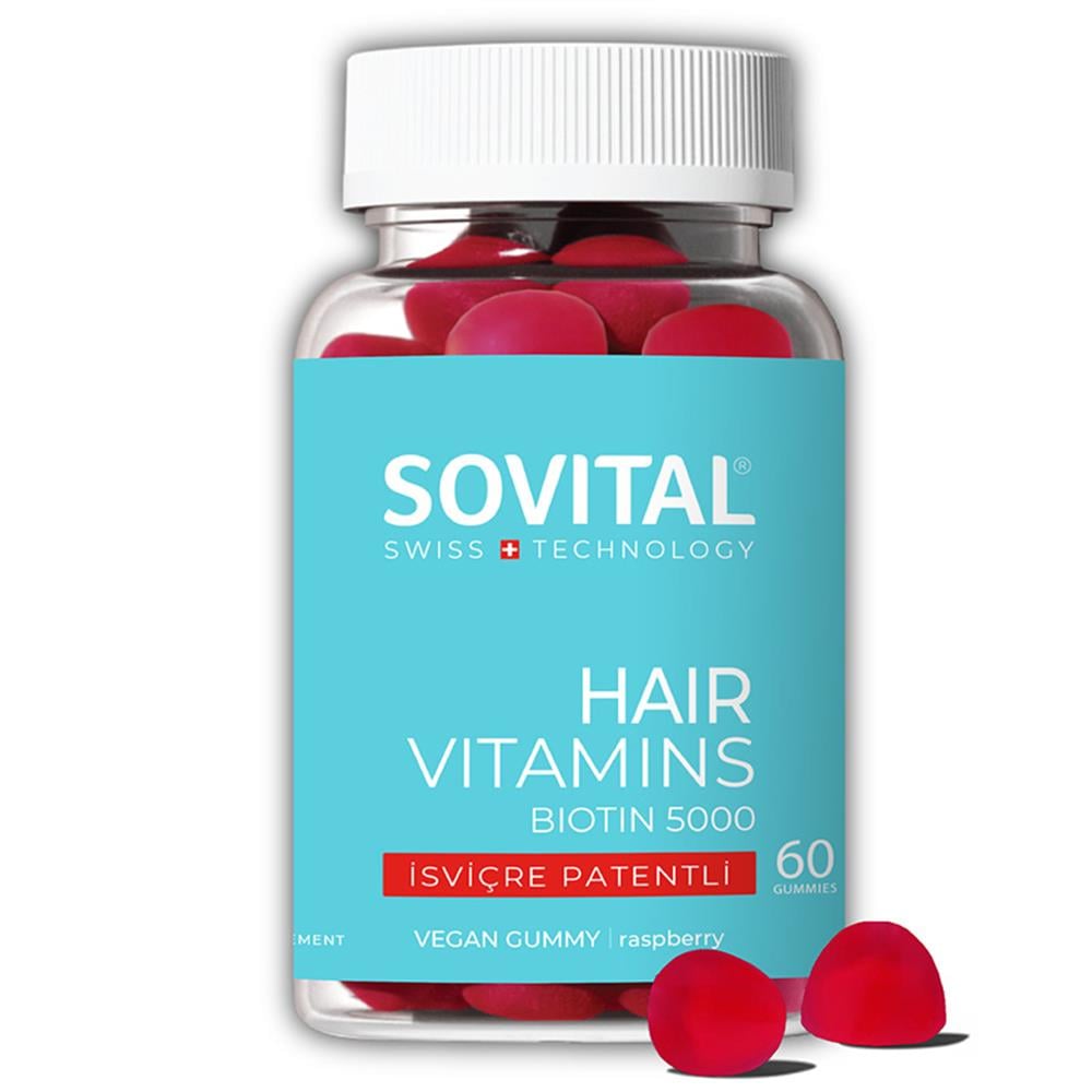 Sovital Hair Vitamins 60 Gummies-Sovital