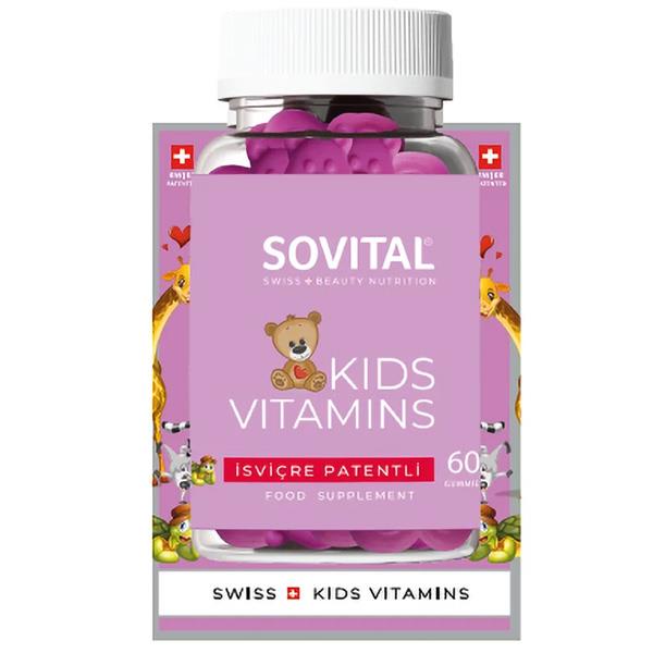 Sovital Kids Vitamins 60 Gummies-Sovital