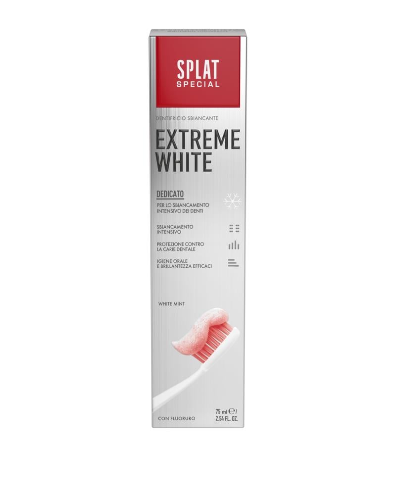 Splat Extreme White Diş Macunu 2 Ton Beyazlatıcı Papaya Özlü 20 ml-Splat