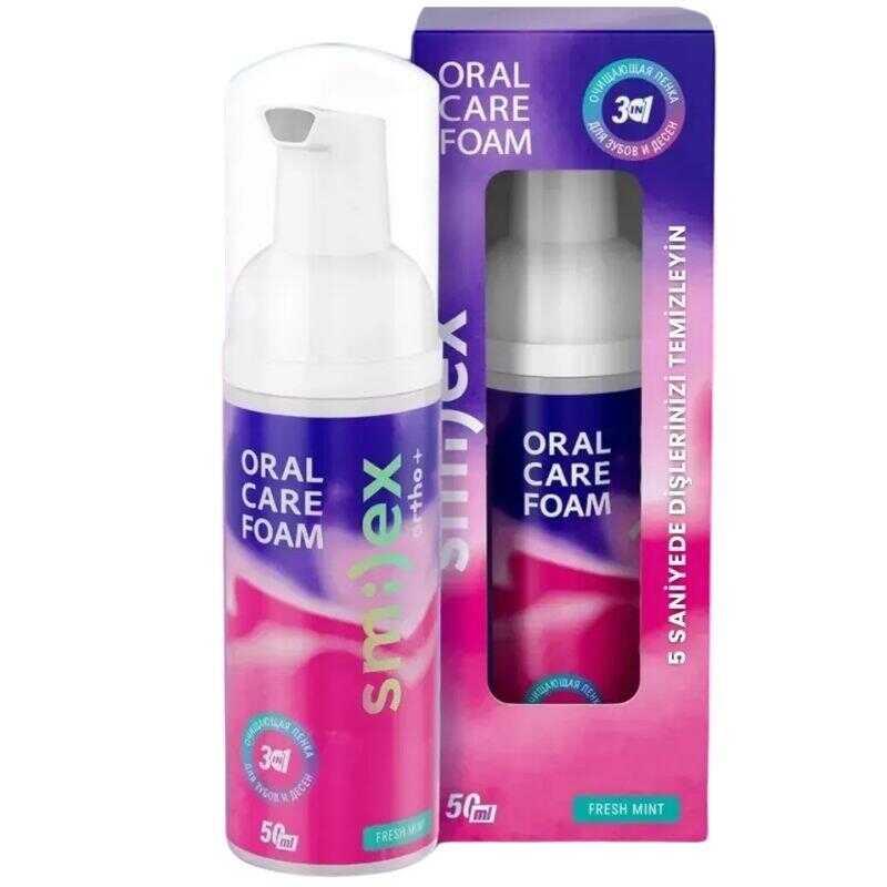Splat Smilex Orto+ 3'ü 1 Arada Ağız Bakım Köpüğü 50 ml-Splat
