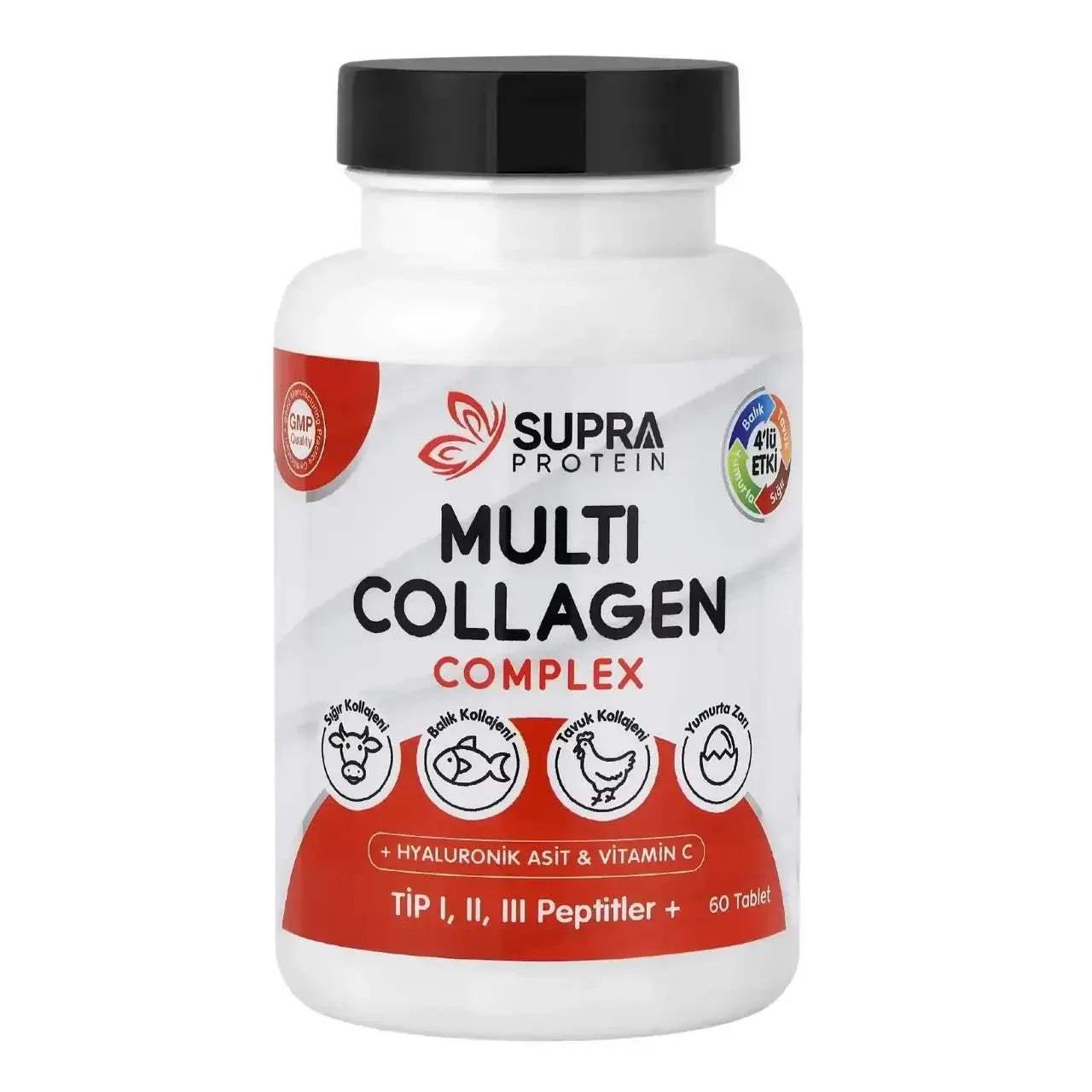 Supra Protein Multi Collagen Complex 60 Tablet-SUPRA