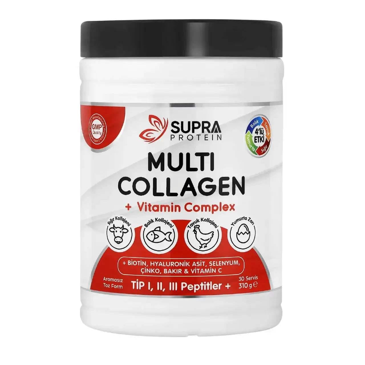 Supra Protein Toz Multi Collagen Vitamin Complex 310 gr-SUPRA