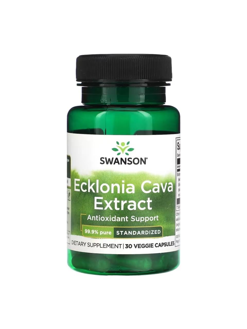 Swanson Ecklonia Cava Extract 30 Veggie Capsules-Swanson