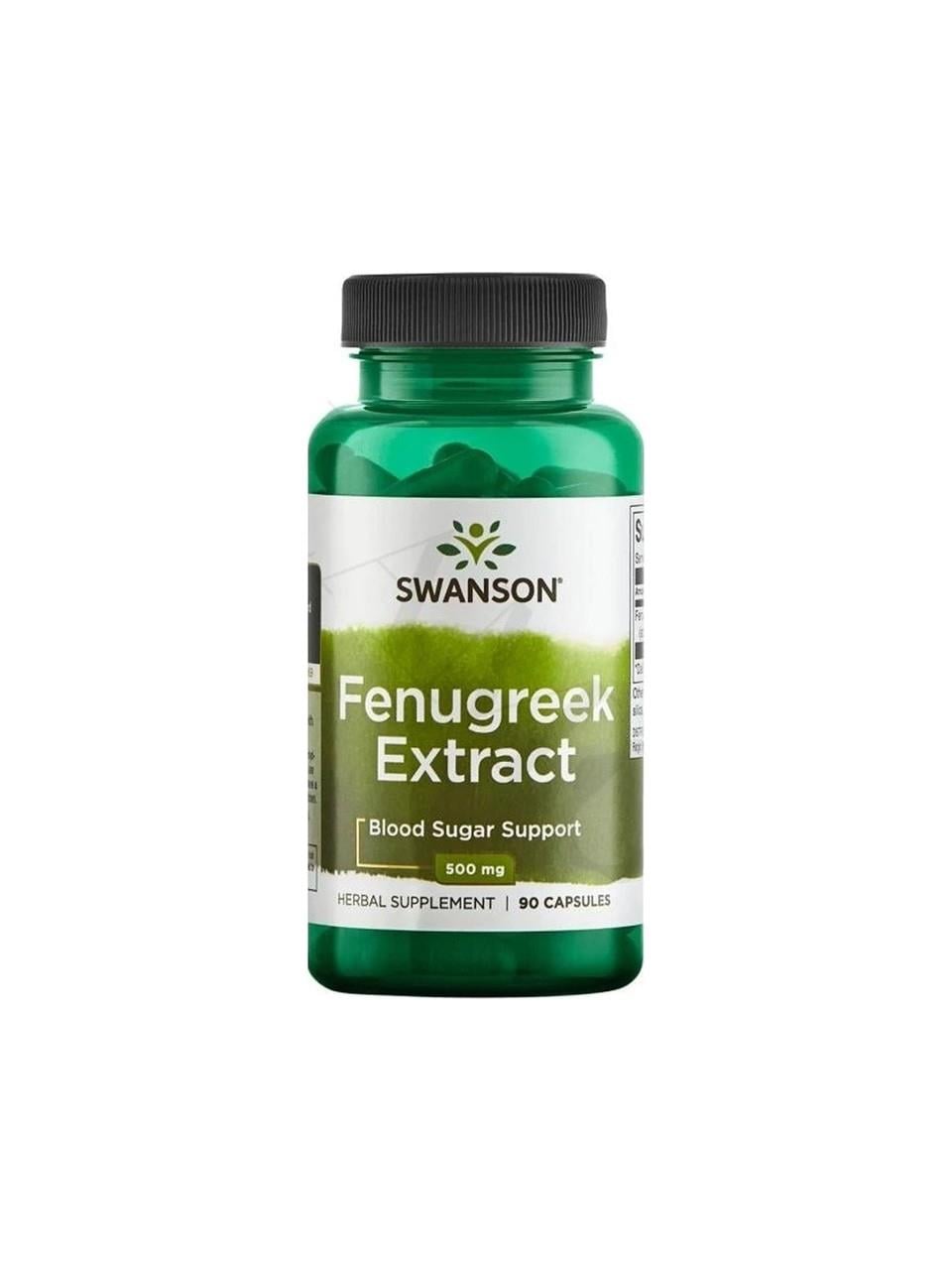 Swanson Fenugreek Ectract 500 mg 90 Capsules-Swanson