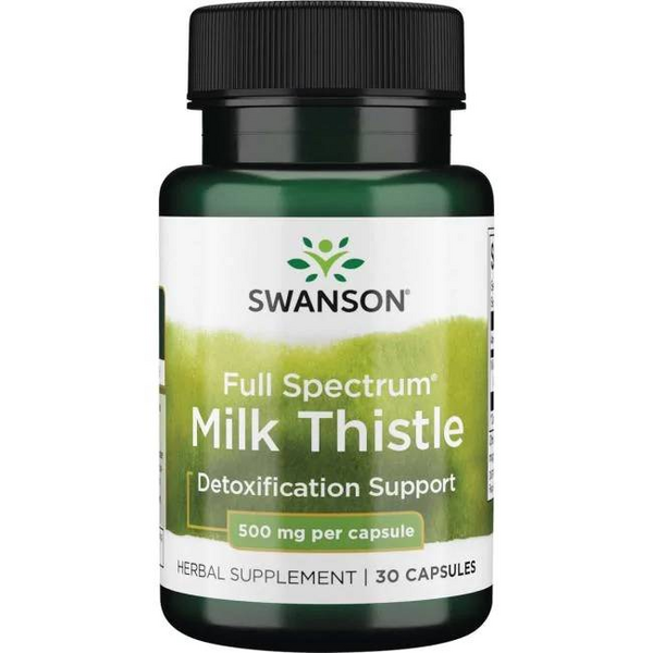 Swanson Full Spectrum Milk Thistle 500 mg 30 Capsules-Swanson