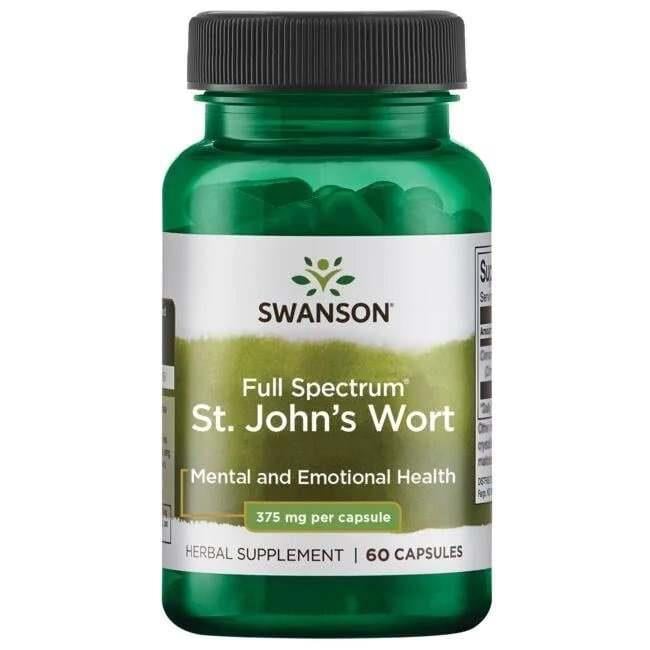Swanson Full Spectrum St. John's Wort 375 Mg 60 Kapsül-Swanson