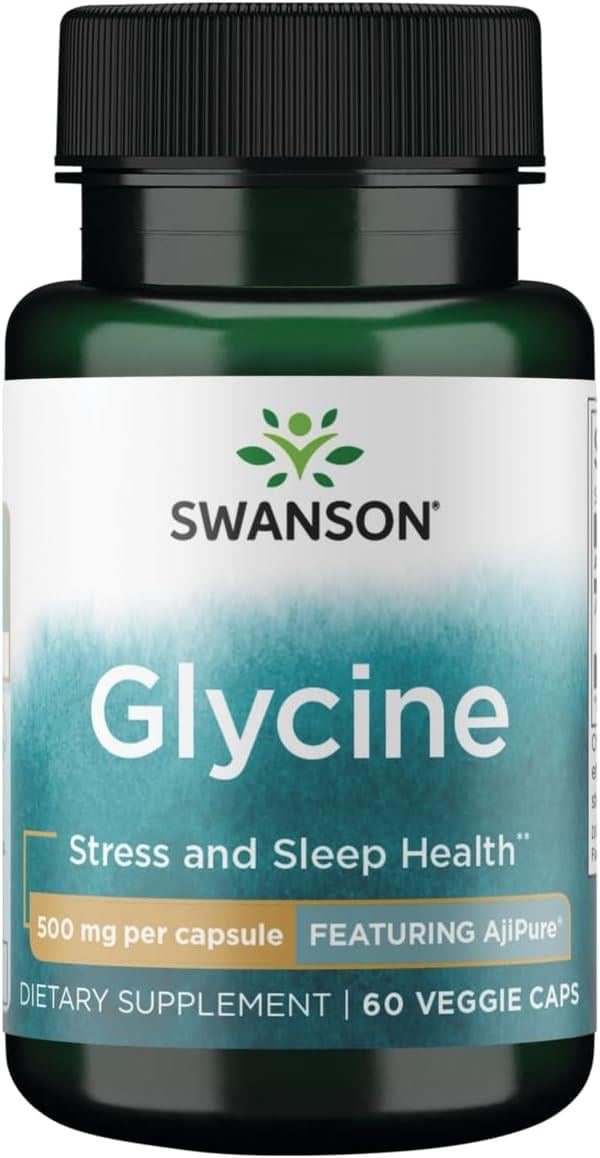 Swanson Glycine 500 Mg 60 Veg Kapsül-Swanson