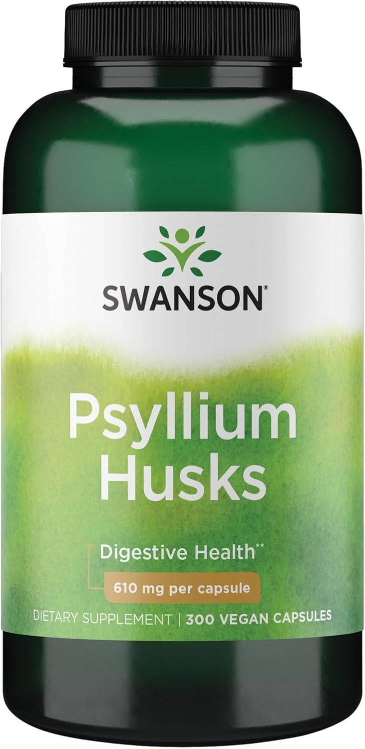 Swanson Psyllium Husks 610 mg 300 Kapsül-Swanson