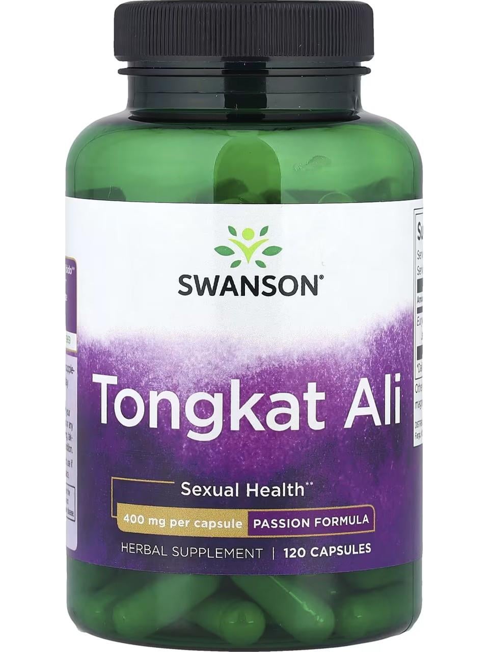 Swanson Tongkat Ali 400 mg 120 Kapsül-Swanson