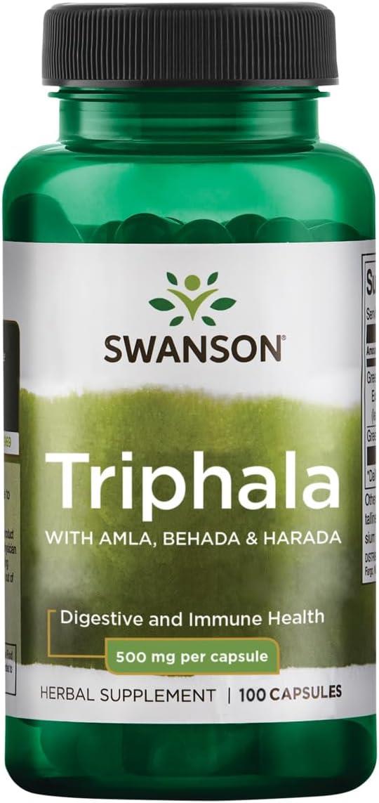 Swanson Triphala 500 mg 100 Capsules-Swanson