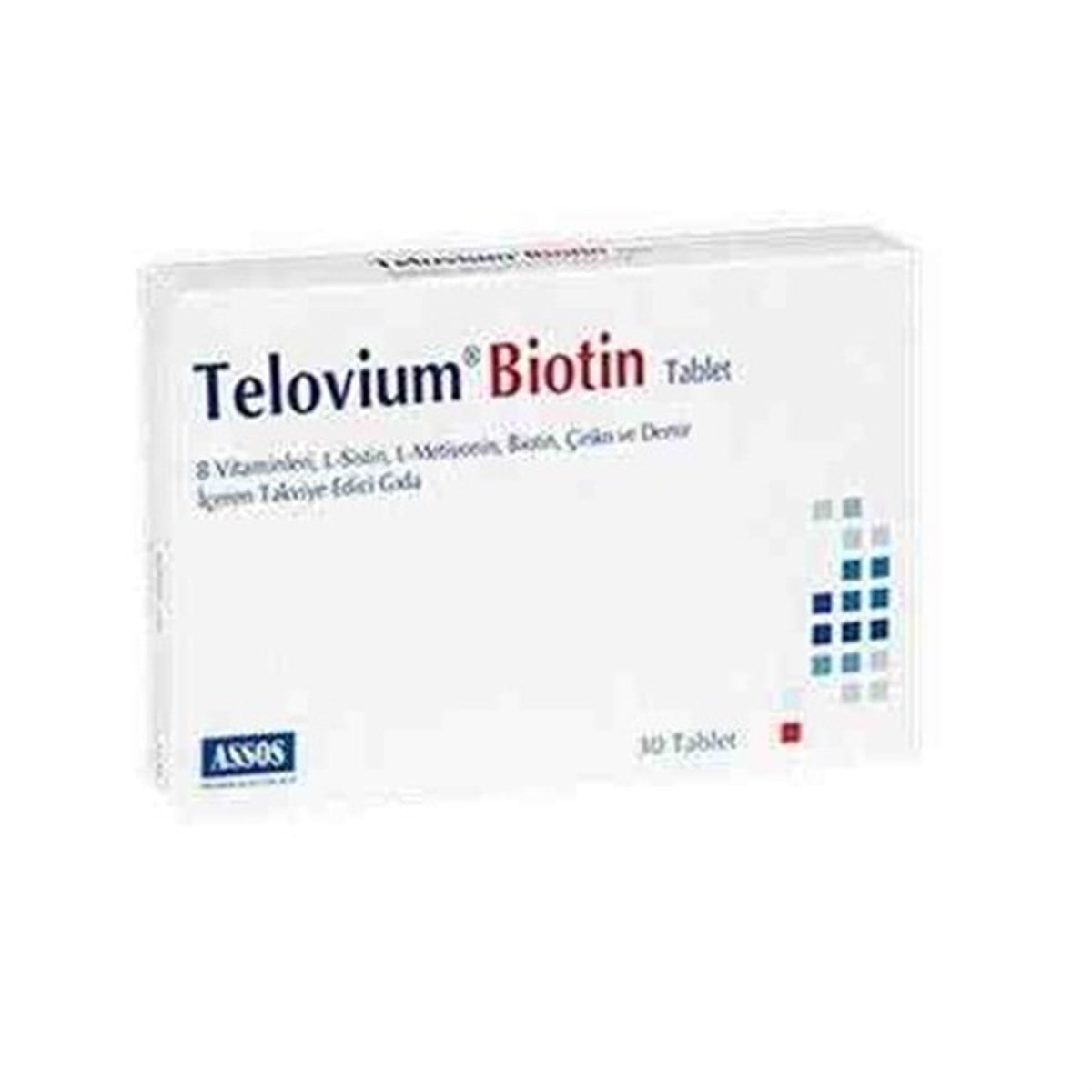 Telovium Biotin 30 Tablet