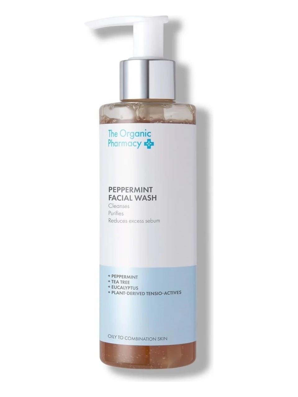 The Organic Pharmacy Peppermint Facial Wash 200 ml-The Organic Pharmacy