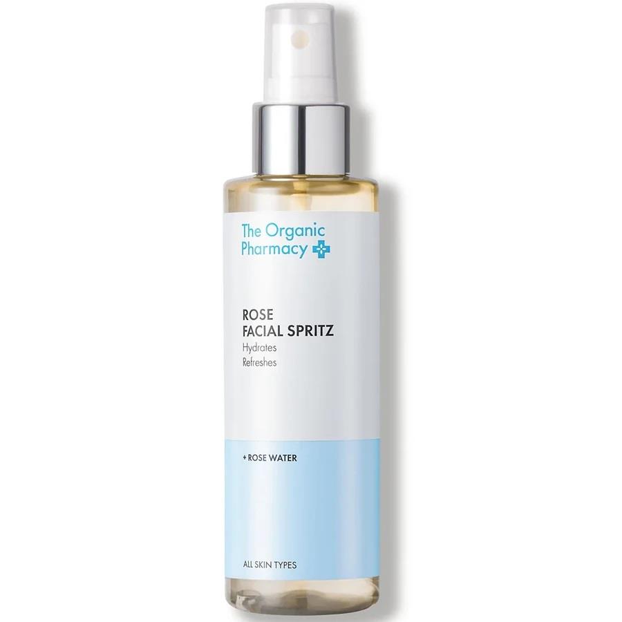 The Organic Pharmacy Rose Facial Spritz Spray 100 ml-The Organic Pharmacy