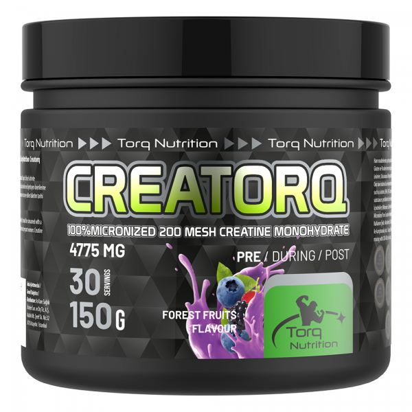 Torq Nutrition Creatorq %100 Micronized Creatine Monohydrate Orman Meyveli 150 gr-TORQ NUTRITION