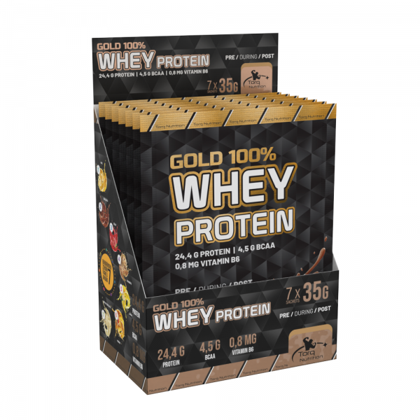 Torq Nutrition Gold Whey Protein 35 gr x 7 Saşe - Mango-TORQ NUTRITION