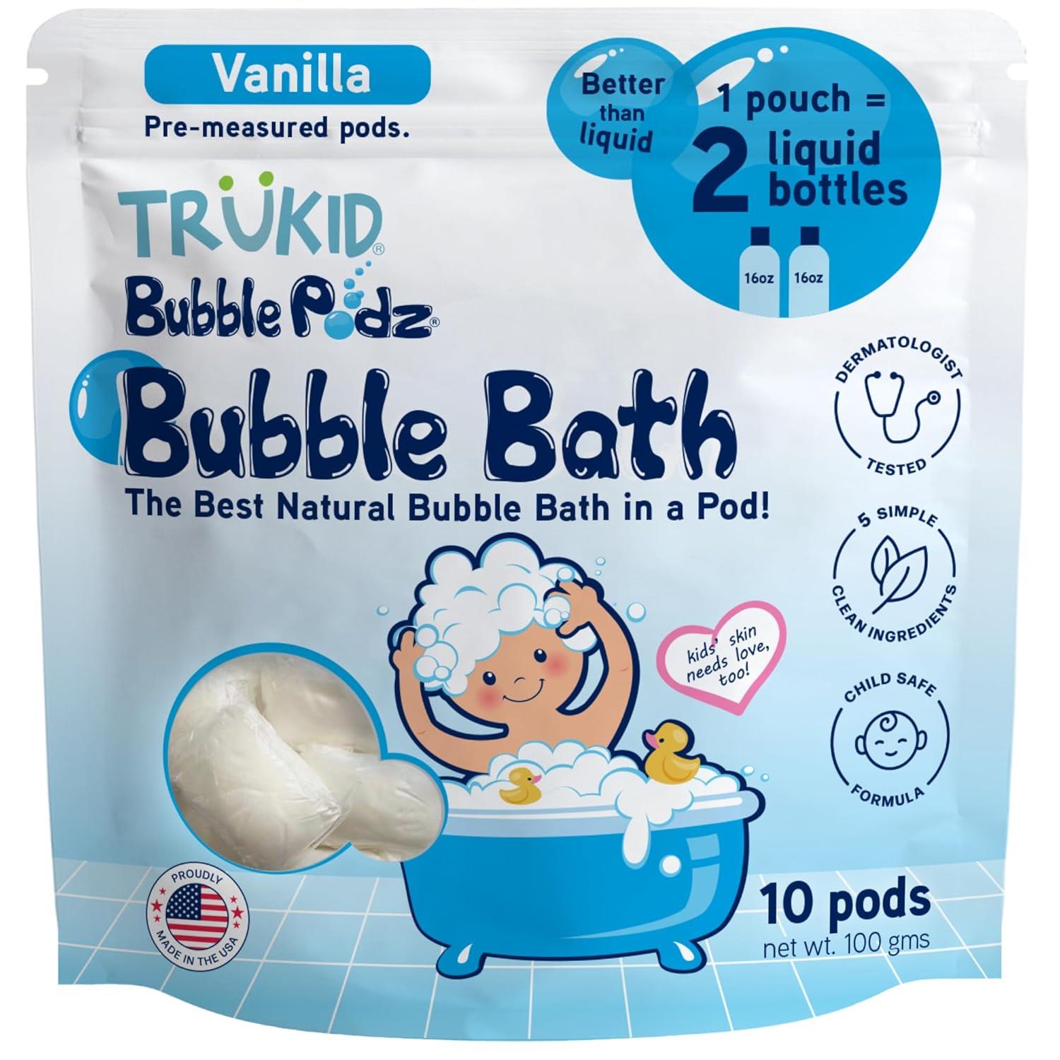 Trukid Bubble Podz Vanilla Scented Bubble Bath 10 Adet-Trukid
