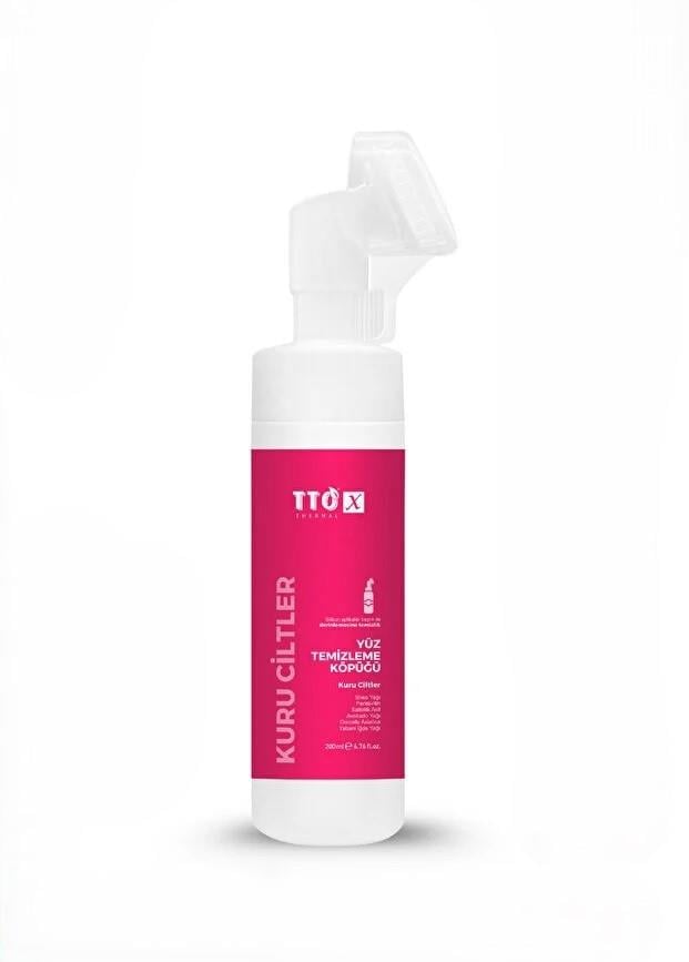 Tto X Kuru Ciltlere Özel Aplikatörlü Yüz Temizleme Köpüğü 200 ml-TTO