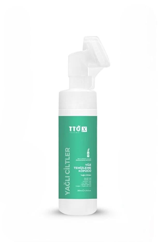Tto X Yağlı Ciltlere Özel Aplikatörlü Yüz Temizleme Köpüğü 200 ml-TTO