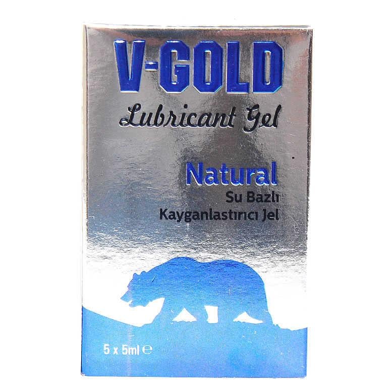 V-Gold Kayganlaştırıcı Jel Natural 5 x 5 ml-V-Gold