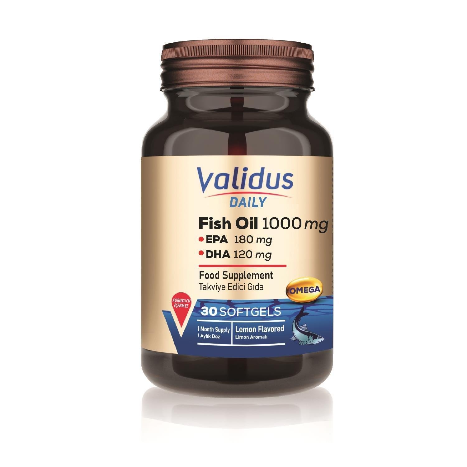 Validus Daily Omega 3 1000 mg 30 Softgel-Validus