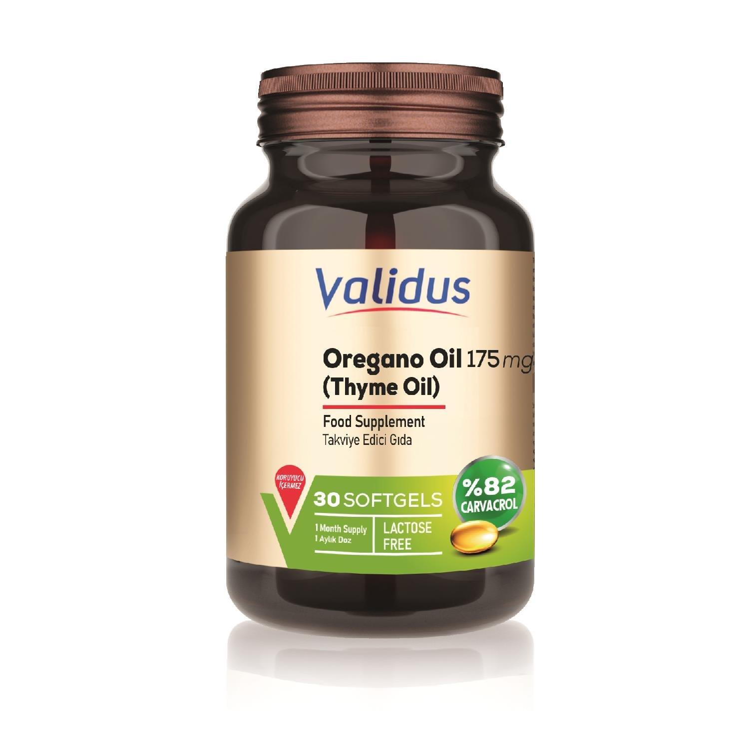 Validus Kekik Yağı 30 Softgel-Validus