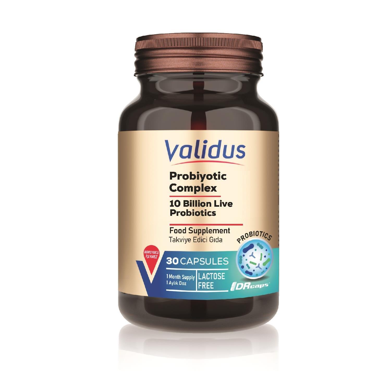Validus Probiyotik Complex 30 Kapsül-Validus