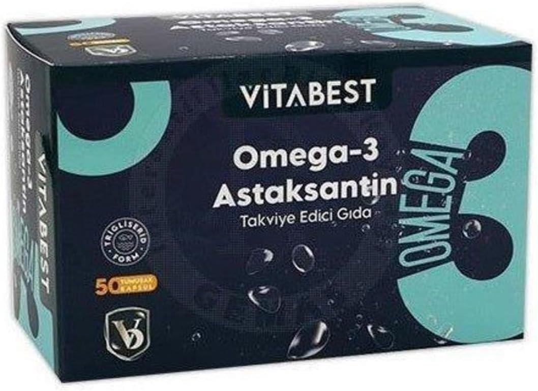 Vitabest Omega 3 Astaksantin 50 Yumuşak Kapsül-VİTABEST
