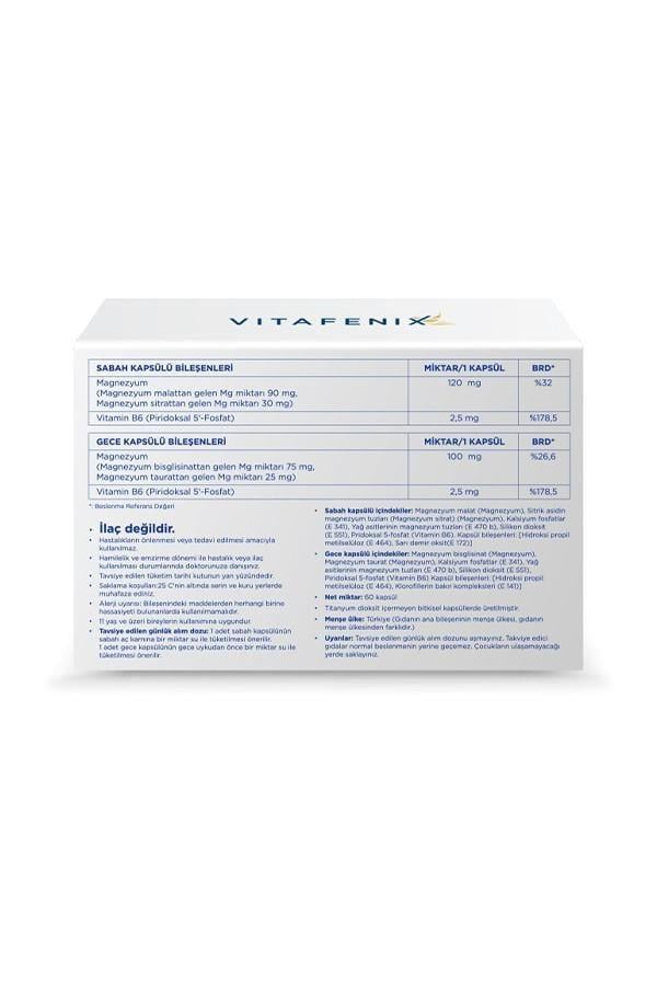 Vitafenix Magna-P 60 Kapsül-Vitafenix